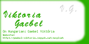 viktoria gaebel business card